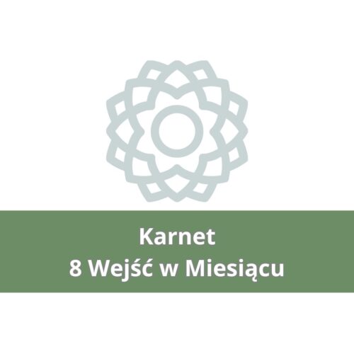 Karnet 8 wejść na Zajęcia z Jogi